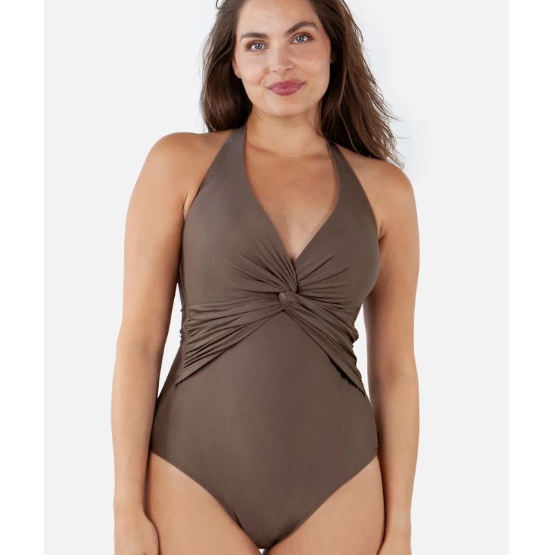 BARTS - Kelli Halter Shaping badedragt - Brun