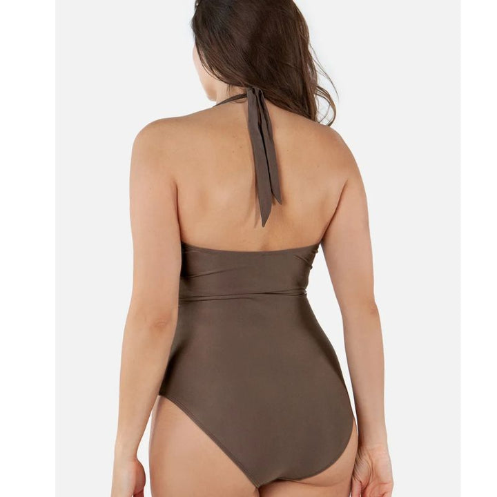 BARTS - Kelli Halter Shaping badedragt - Brun