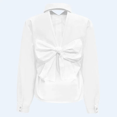 Liberté Bow Shirt - Hvid