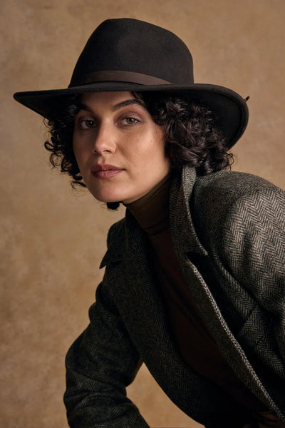 Boston Felt Hat - Brown
