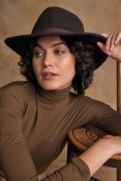 Boston Felt Hat - Brown