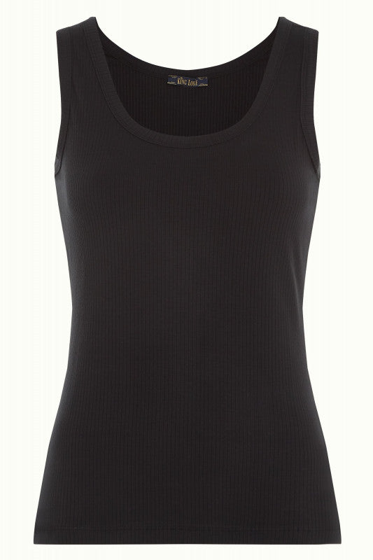 Brigitta Top Uni Rib