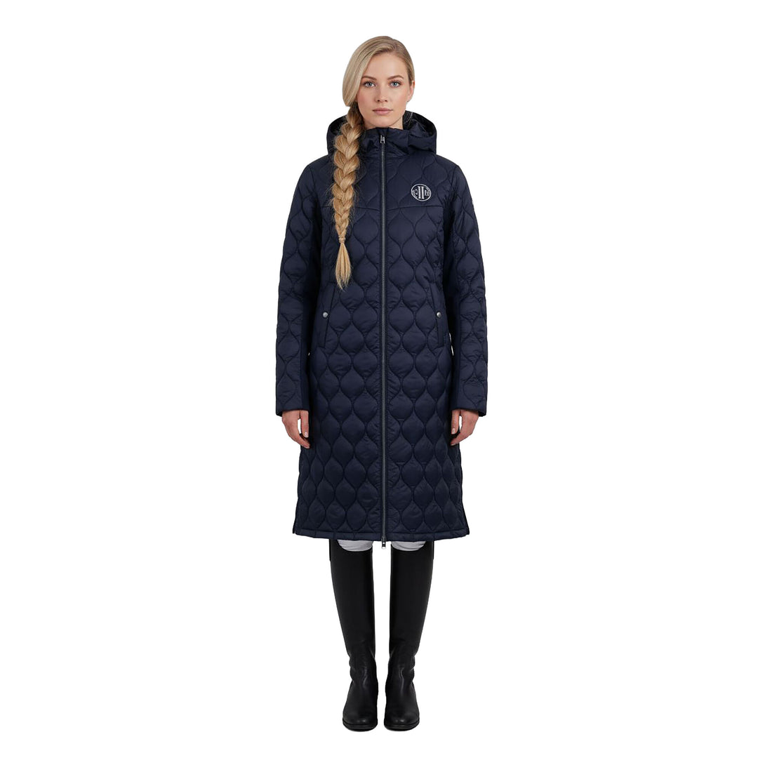 C2E Camarillo Long Coat  - Navy