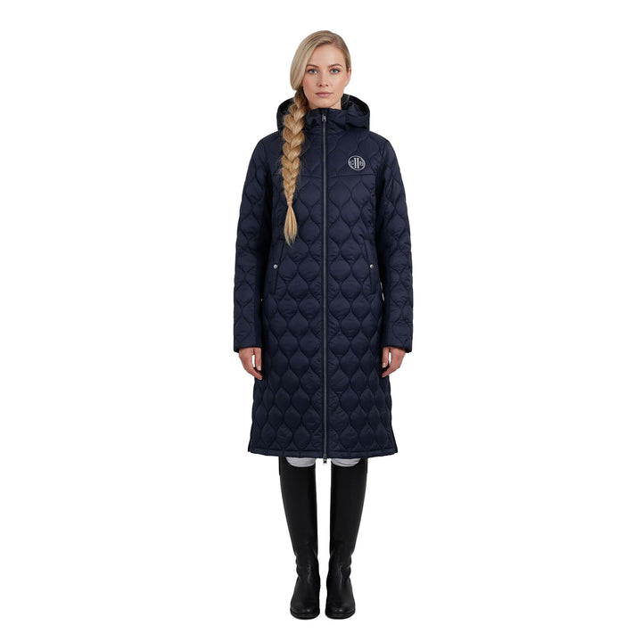 C2E Camarillo Long Coat  - Navy