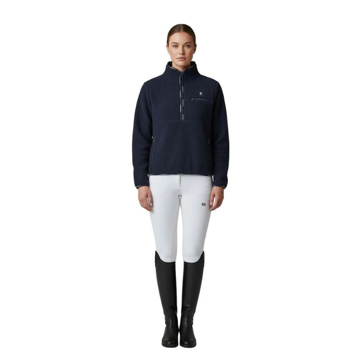 C2E Sacramento Sherpa Fleece Pullover - Navy