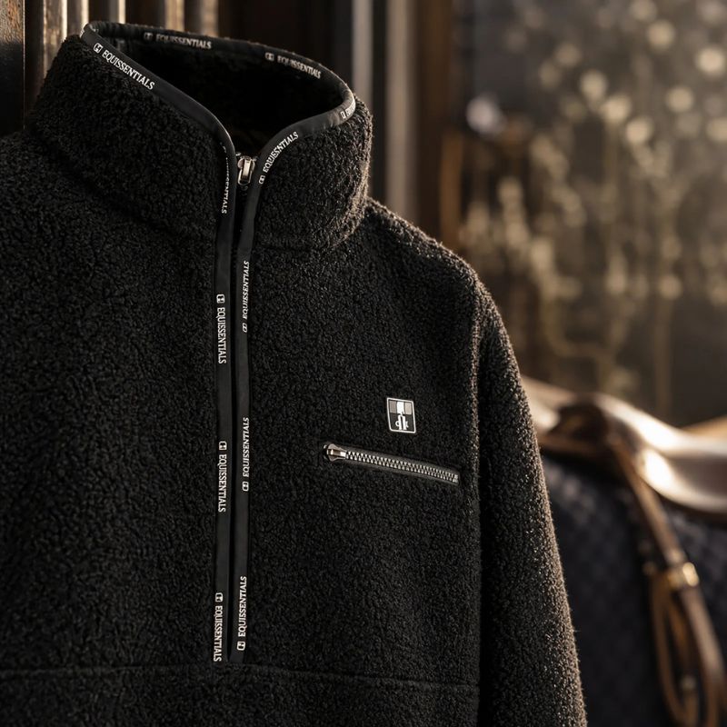 C2E Sacramento Sherpa Fleece Pullover - Sort