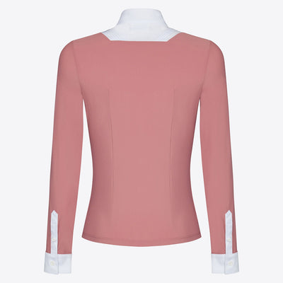 CT L/S Jersey Bib - Dusty Rose, stævne trøje, stævne tøj, stævnebluse, cavalleria toscana,