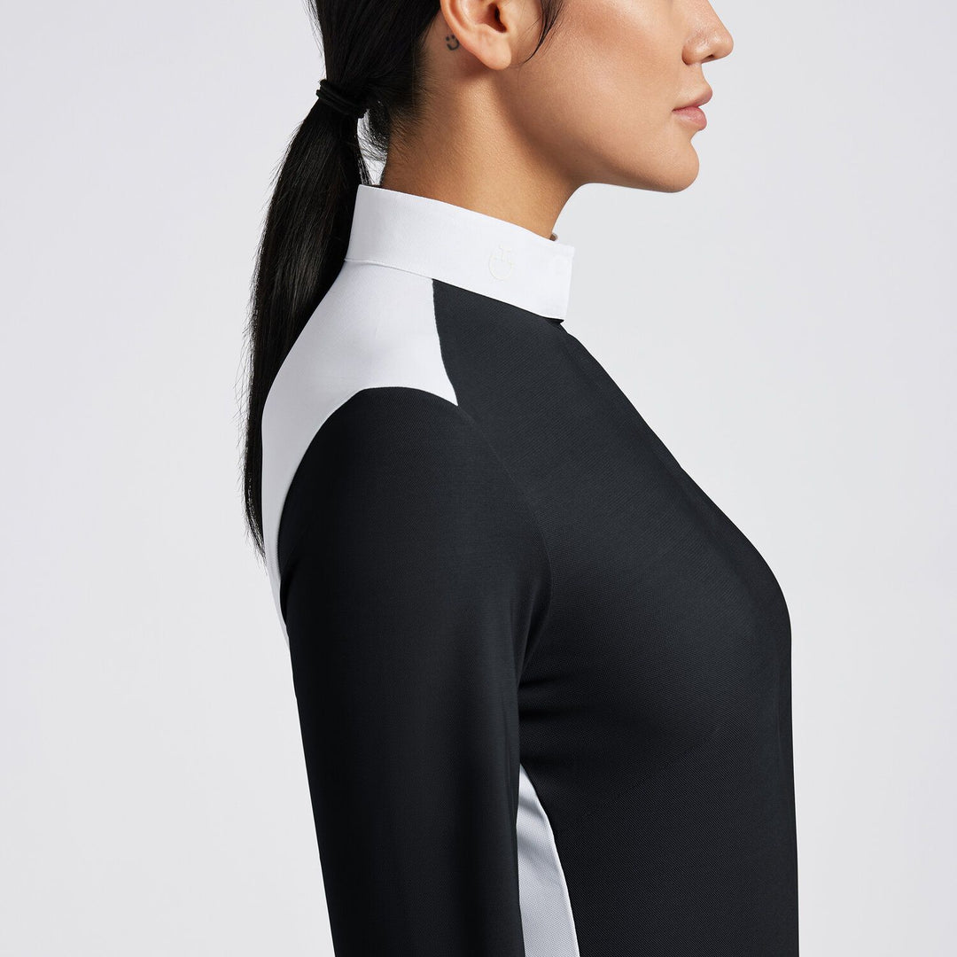 CT Heat Sealed Shirt - Navy, stævne bluse, ridebluse. rideudstyr,