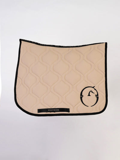 Vestrum Perugia - Beige, underlag, sadelunderlag, dressurunderlag, rideudstye, vestrum underlag,