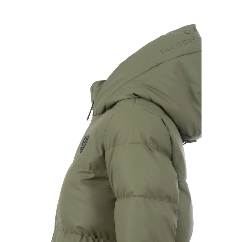 Cavallo Reza Jakke - Tea Leaf, ridejakke, vinter ridejakke, lang ridejakke, rideudstyr, vinterjakke, vinterfrakke, rideudstyr til rytter, cavallo vinterridejakke,