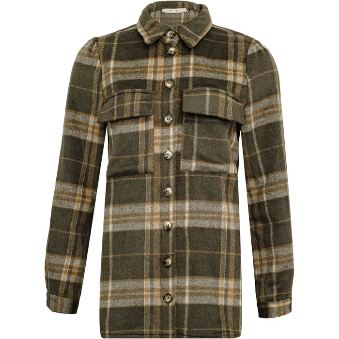 Costamani Columbine Shirt - Army Check