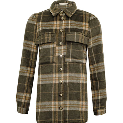Costamani Columbine Shirt - Army Check