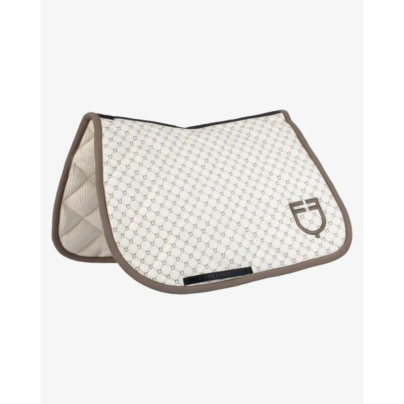 Equestro Monogram Print Underlag - Cream