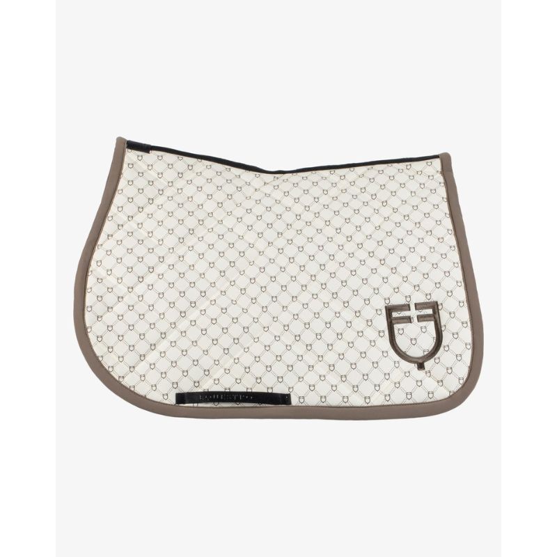 Equestro Monogram Print Underlag - Cream