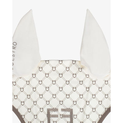Equestro Monogram Print Hut - Cream