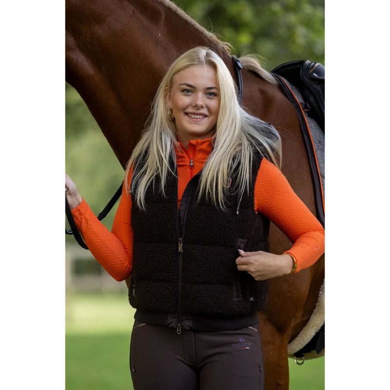 Cavallo Laina Ridebluse - Royal Orange