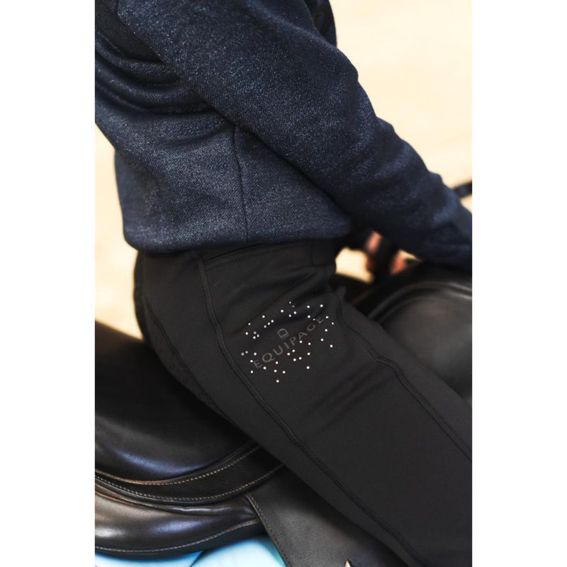EQ Sophia Junior Vinter Ridetights - Sort