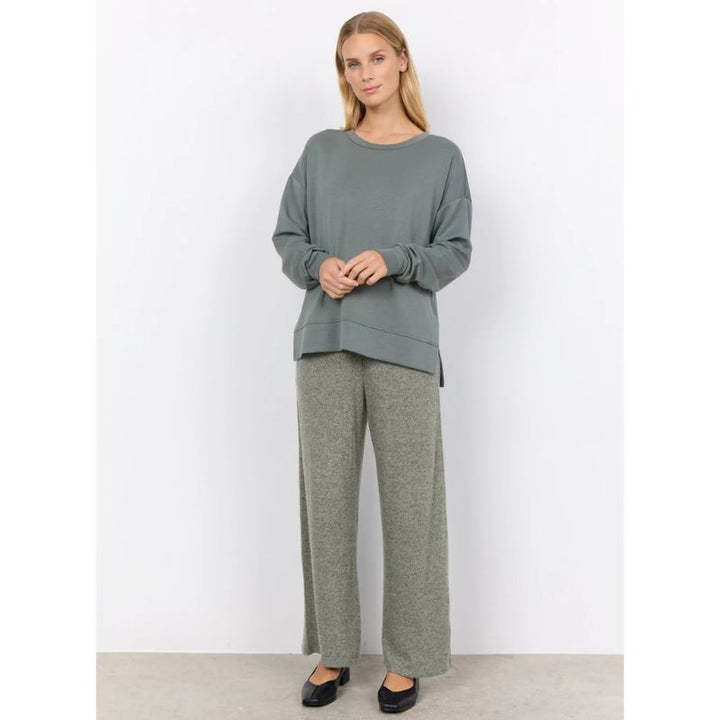 Soya Banu Sweatshirt - Støvet Grøn
