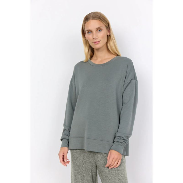 Soya Banu Sweatshirt - Støvet Grøn