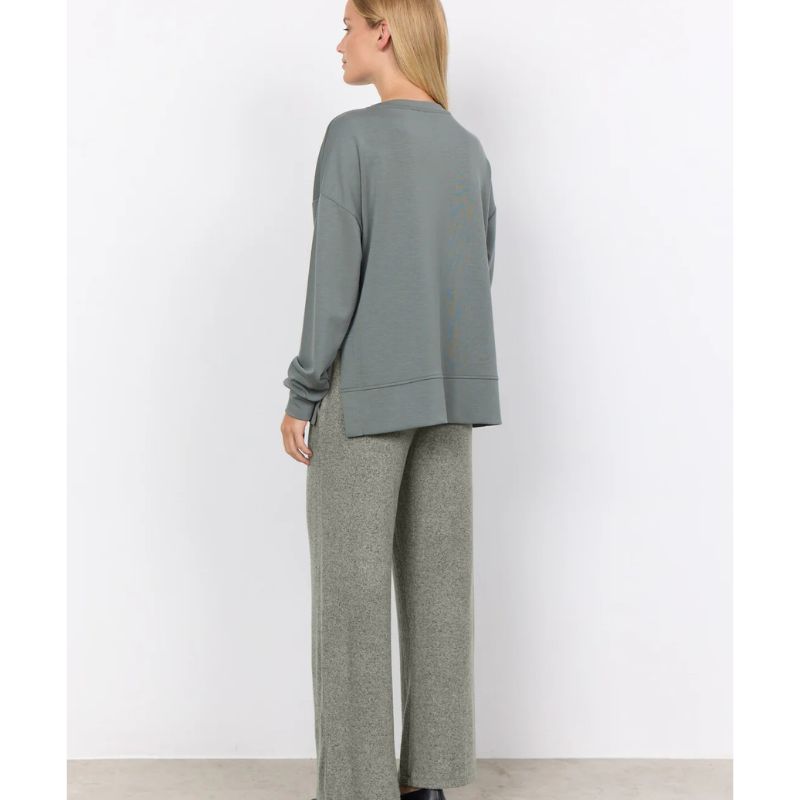 Soya Banu Sweatshirt - Støvet Grøn