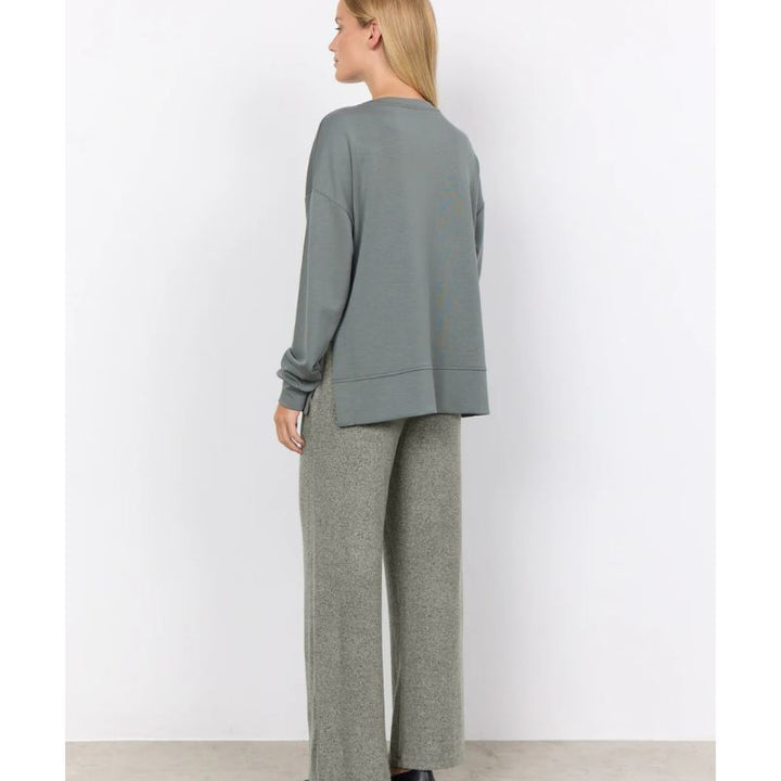 Soya Banu Sweatshirt - Støvet Grøn