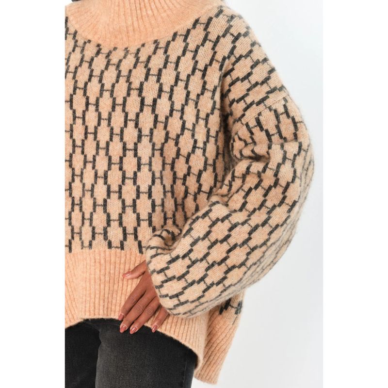 FAM New Pattern - beige/sort