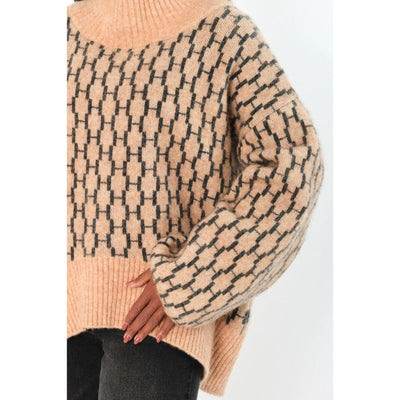 FAM New Pattern - beige/sort