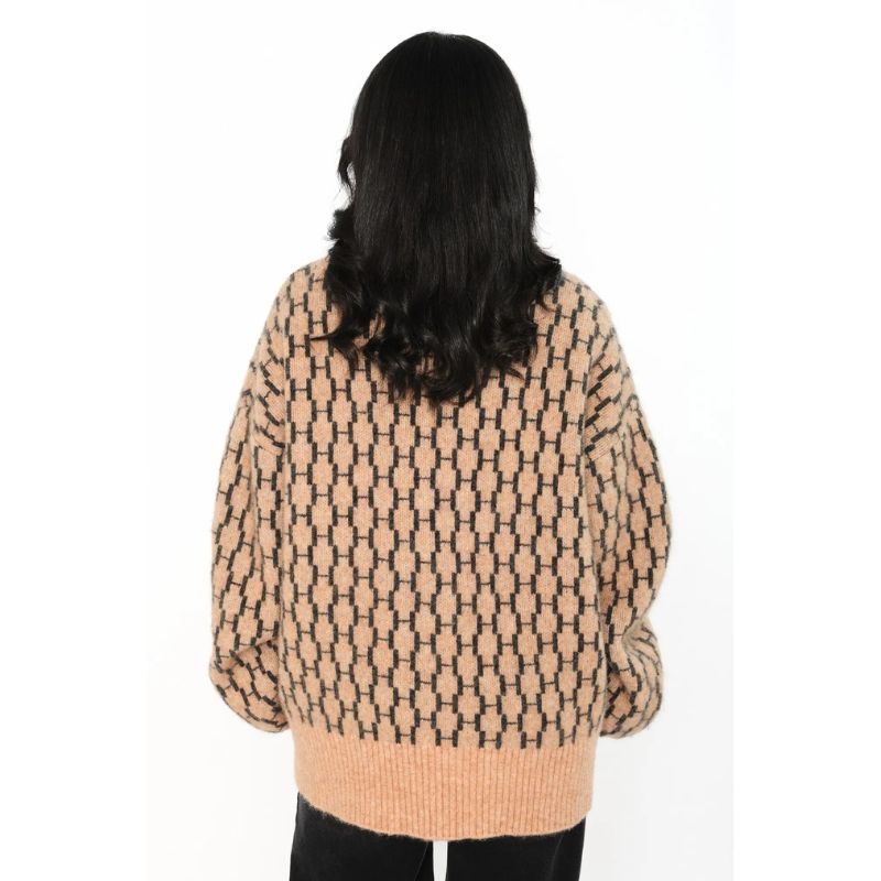 FAM New Pattern - beige/sort