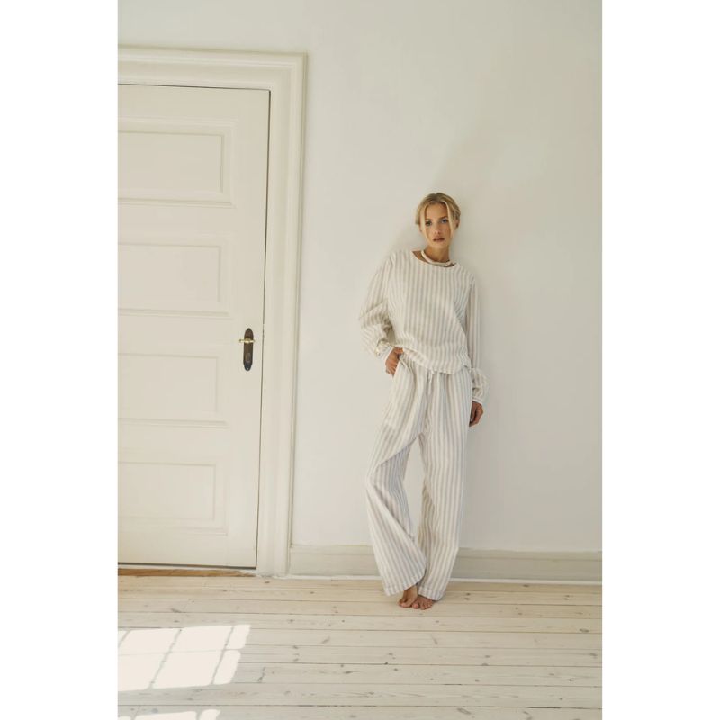 Care By Me Cecilie Pants - White Stripe