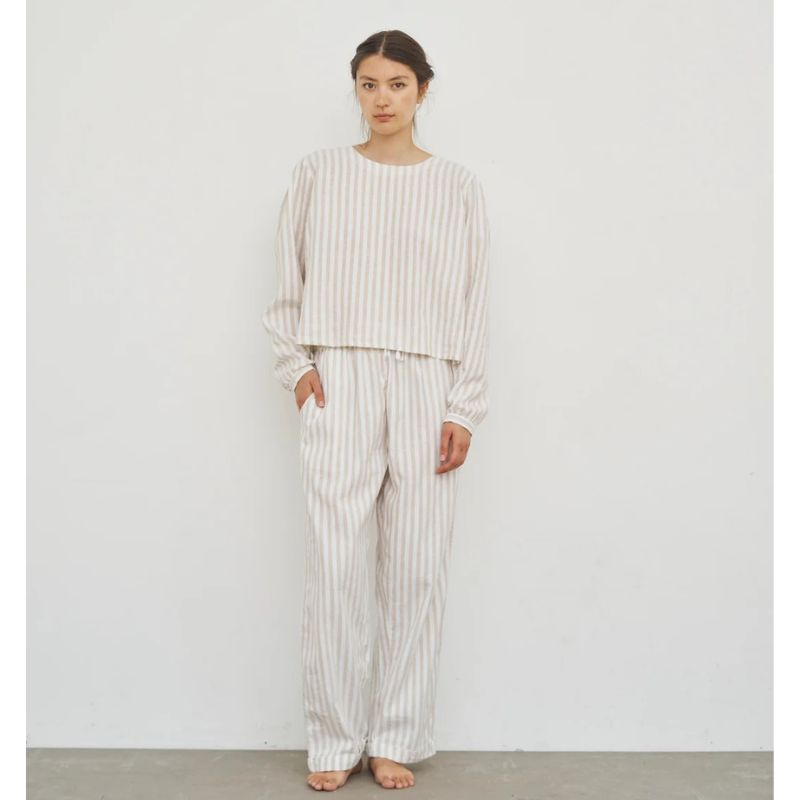 Care By Me Cecilie Pants - White Stripe