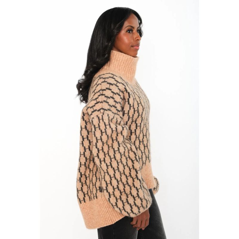 FAM New Pattern - beige/sort