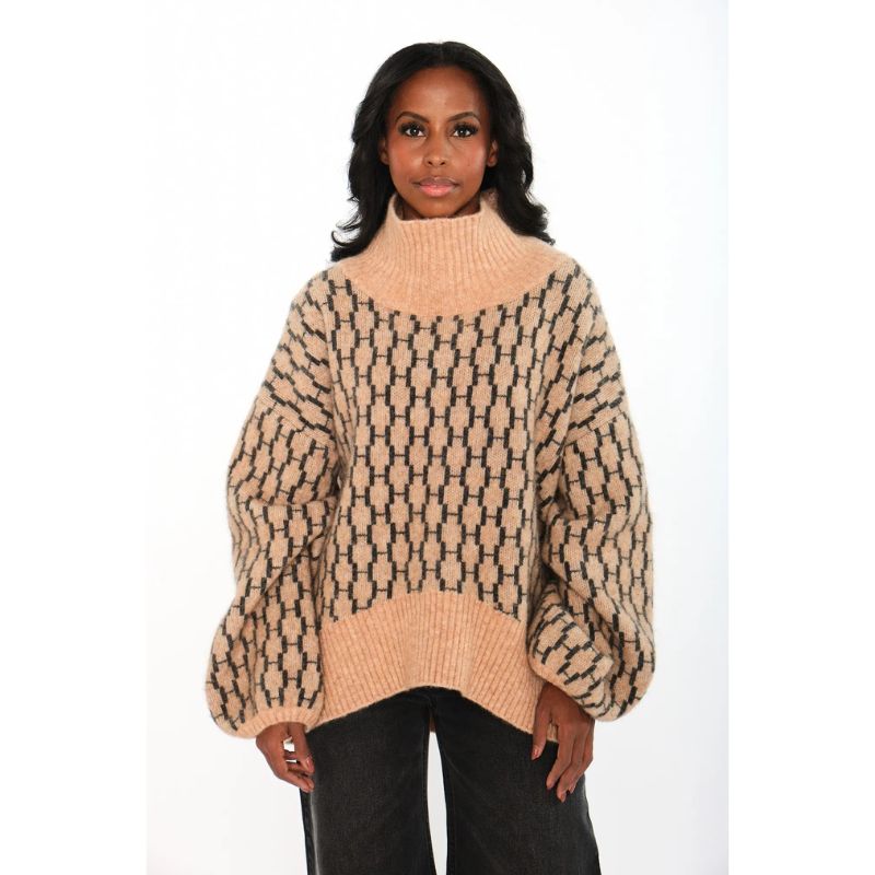 FAM New Pattern - beige/sort