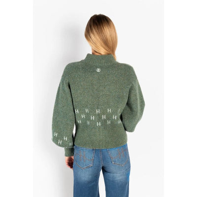 Märtha Short Jacket - støvet grøn