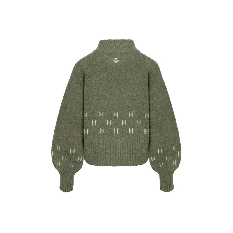 Märtha Short Jacket - støvet grøn