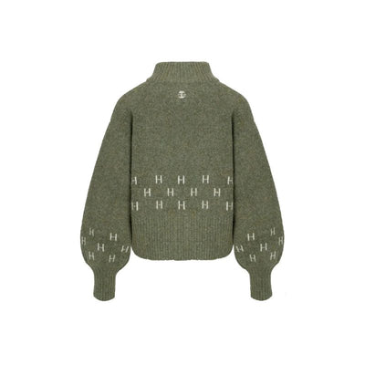 Märtha Short Jacket - støvet grøn