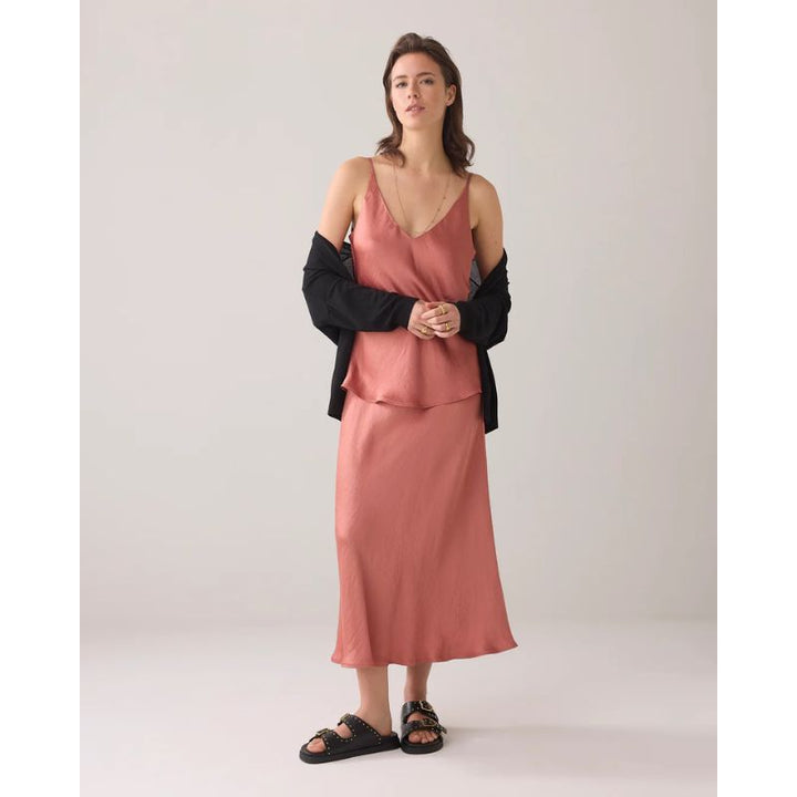 Summum Silke Top - Sephia Blush