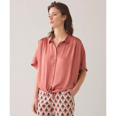 Summum Boxy Bluse - Sephia Blush