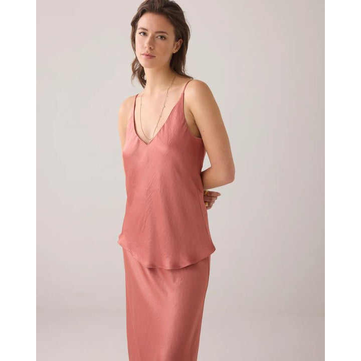 Summum Silke Top - Sephia Blush