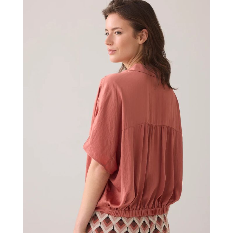 Summum Boxy Bluse - Sephia Blush