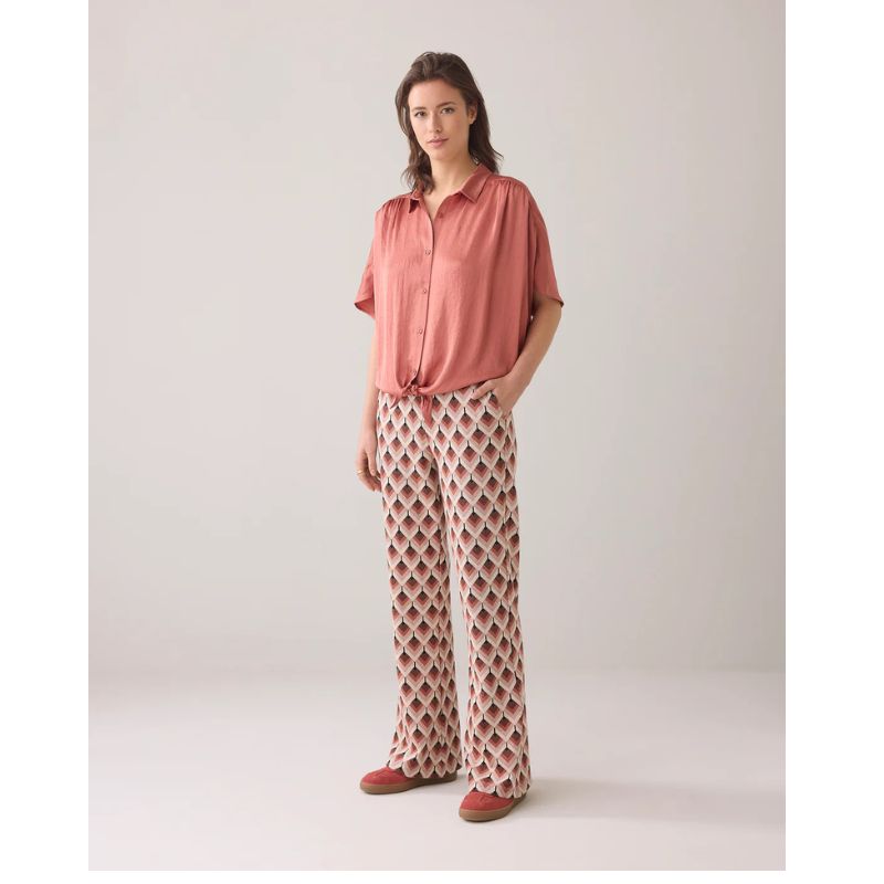 Summum Boxy Bluse - Sephia Blush
