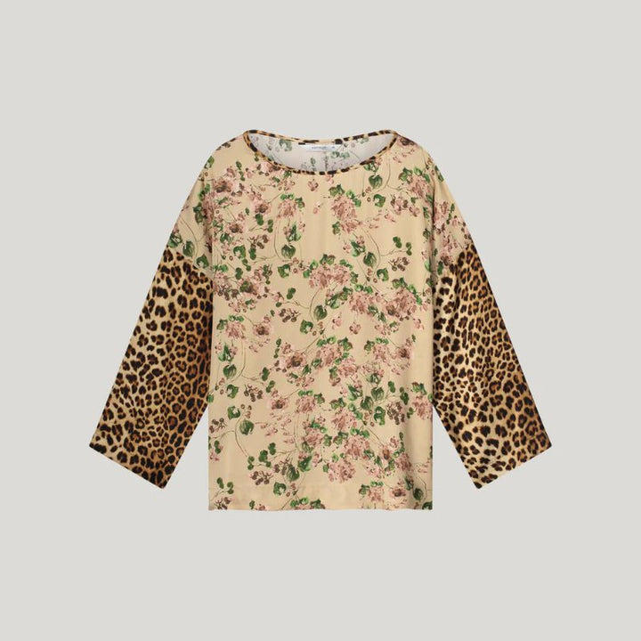 Summum Blomster Print Top - Multicolour