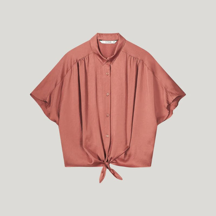 Summum Boxy Bluse - Sephia Blush