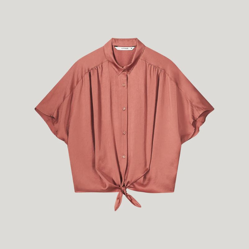 Summum Boxy Bluse - Sephia Blush