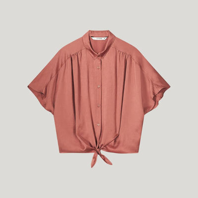 Summum Boxy Bluse - Sephia Blush