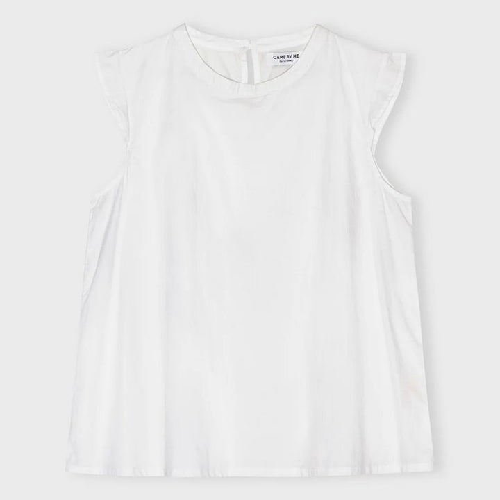 Care By Me Laura Leaf Top - Hvid