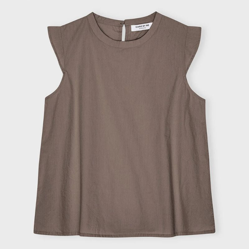 Care By Me Laura Leaf Top - Brown