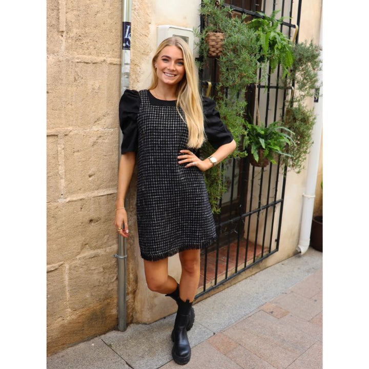 Liberte Coco Dress - Grey Black