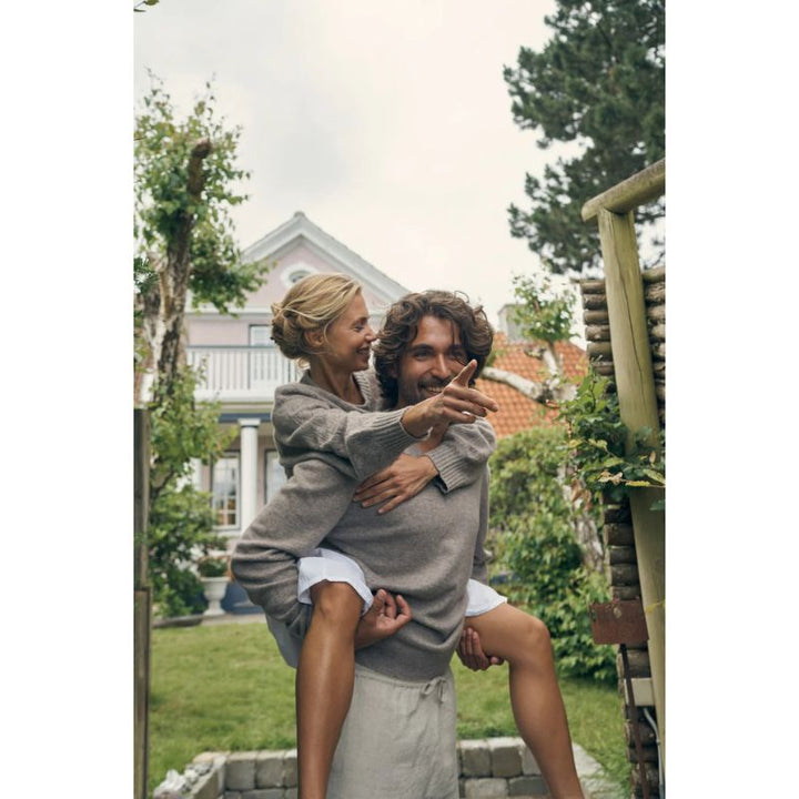 Care By Me Christine Cable Sweater - Dark Sand