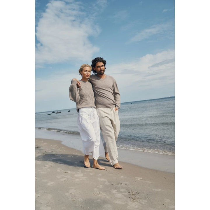 Care By Me Christine Cable Sweater - Dark Sand