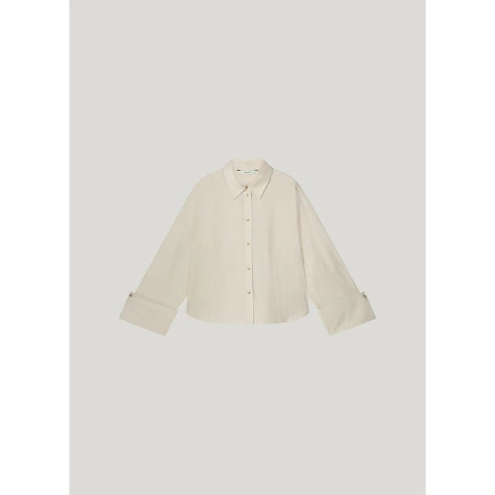 Summum Wide Cuff Blouse - Ivory